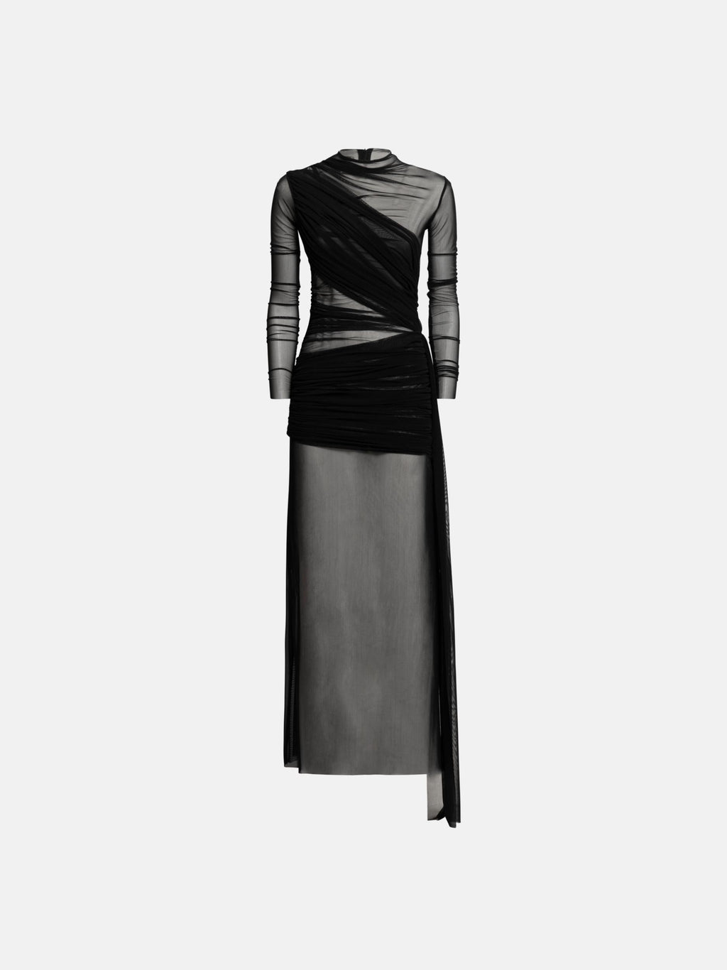 "NEBULA" DRAPED DRESS
