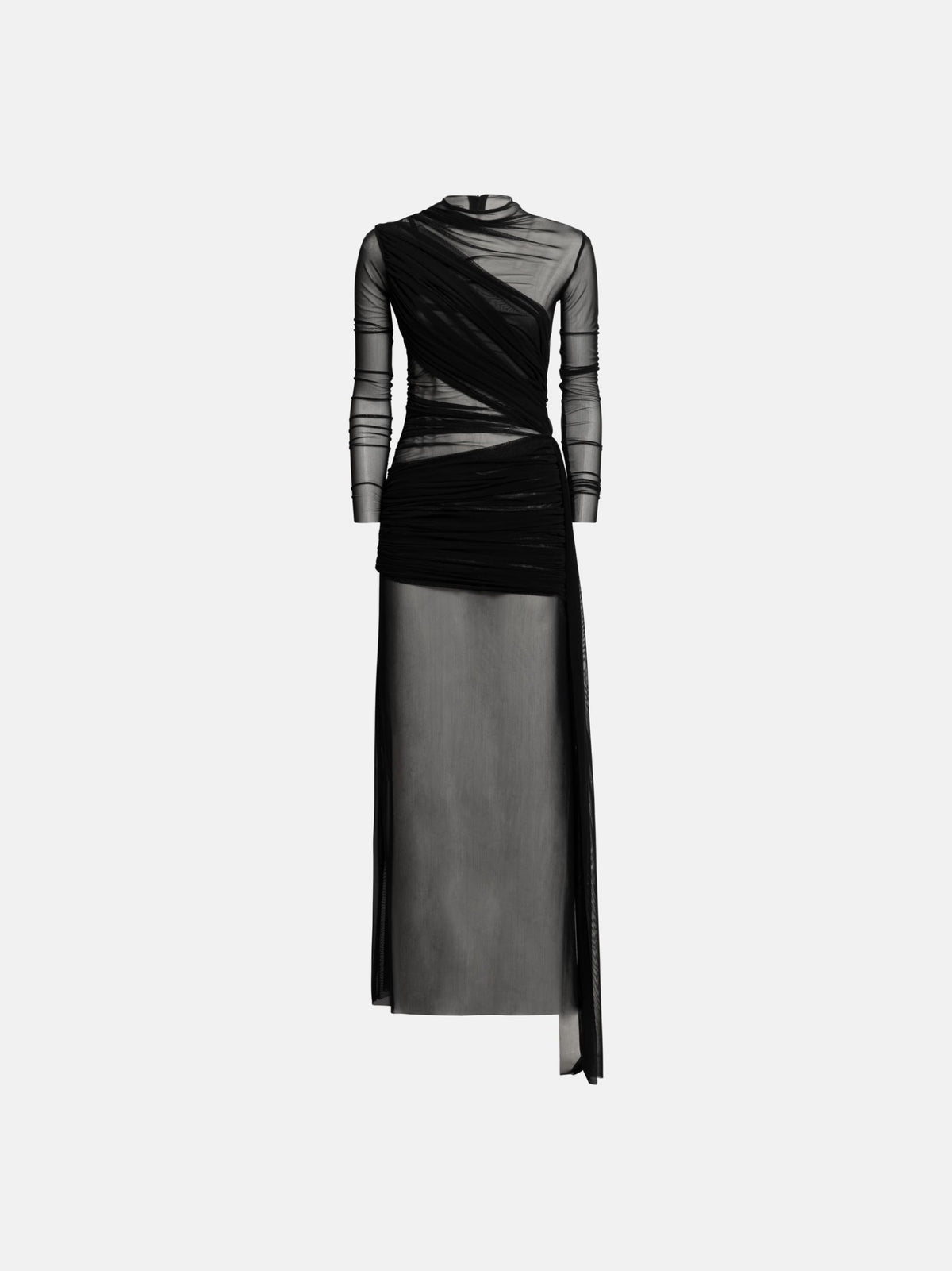 "NEBULA" DRAPED DRESS