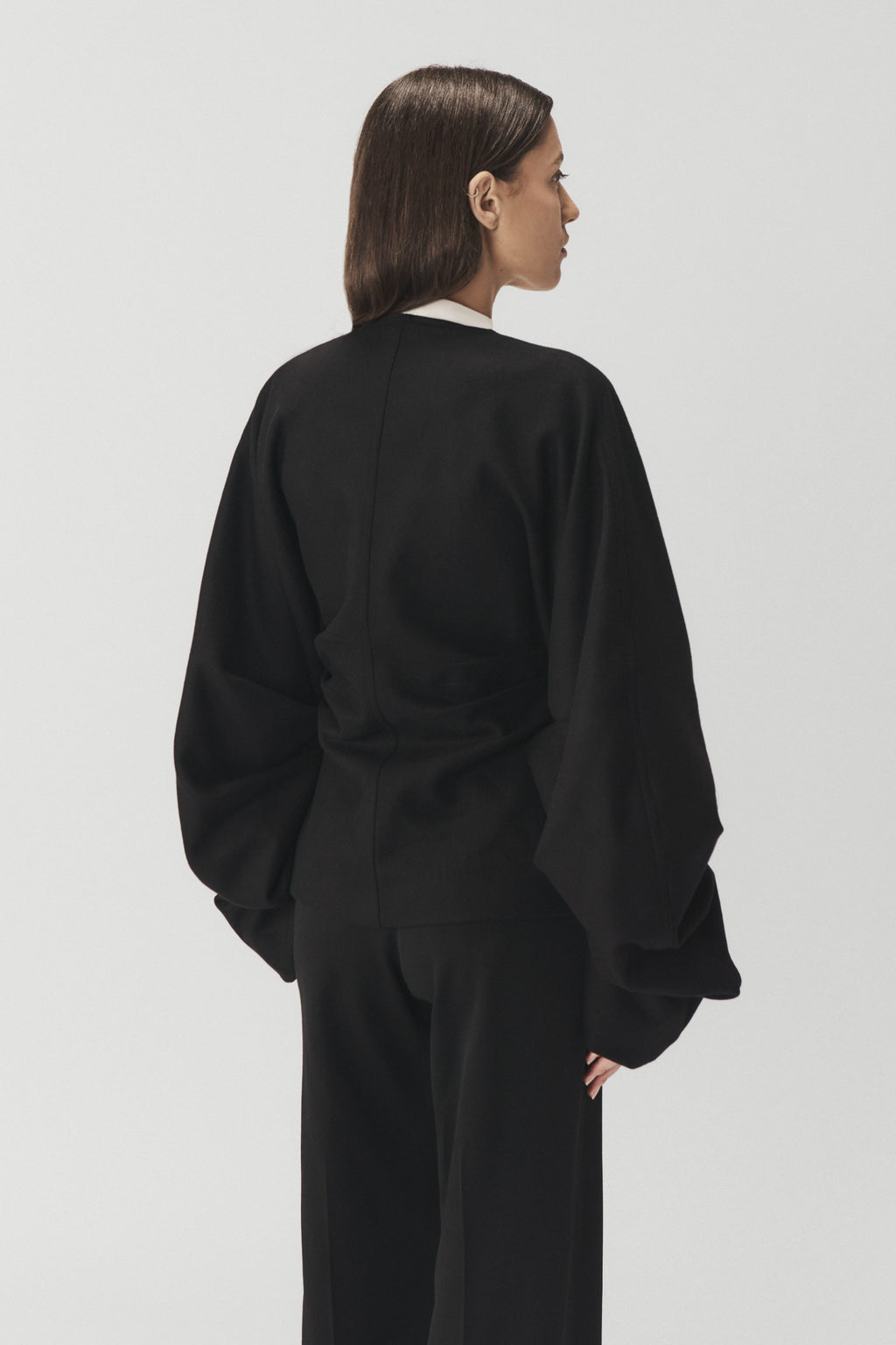 "ETHOS" DRAPED KIMONO JACKET