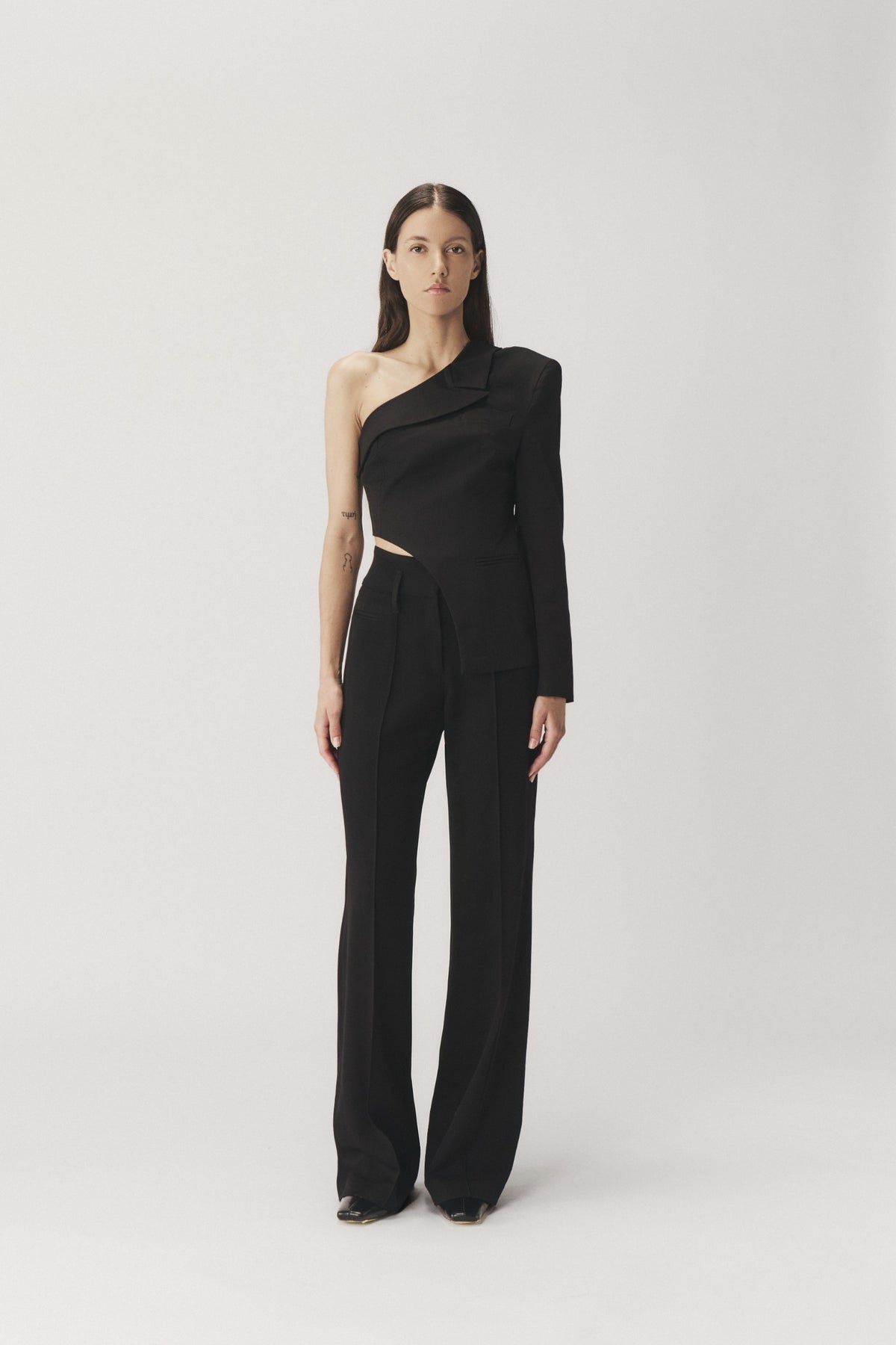 "MEDEA" ASYMMETRIC JACKET TOP