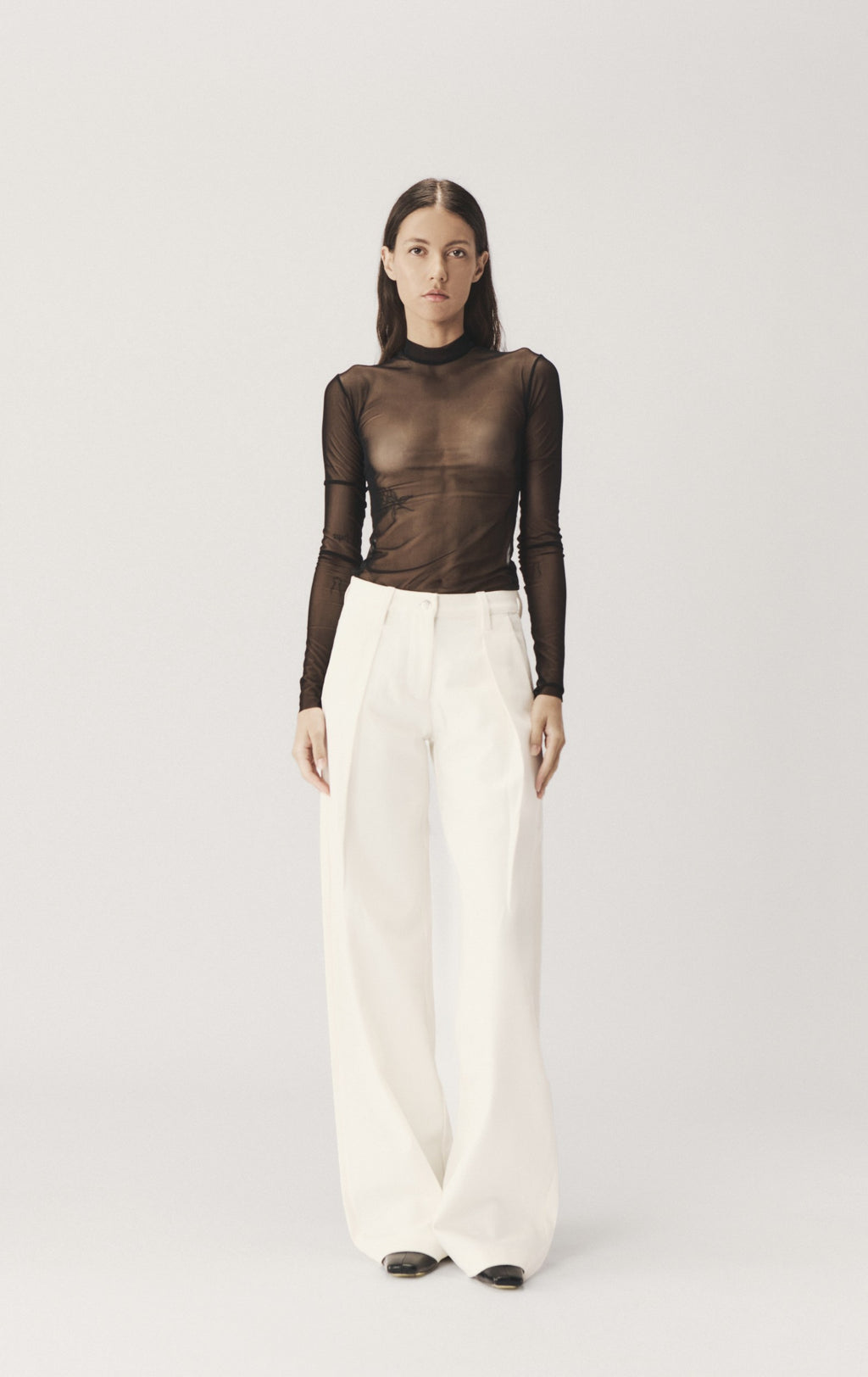"VEIL" TRASPARENT TOP
