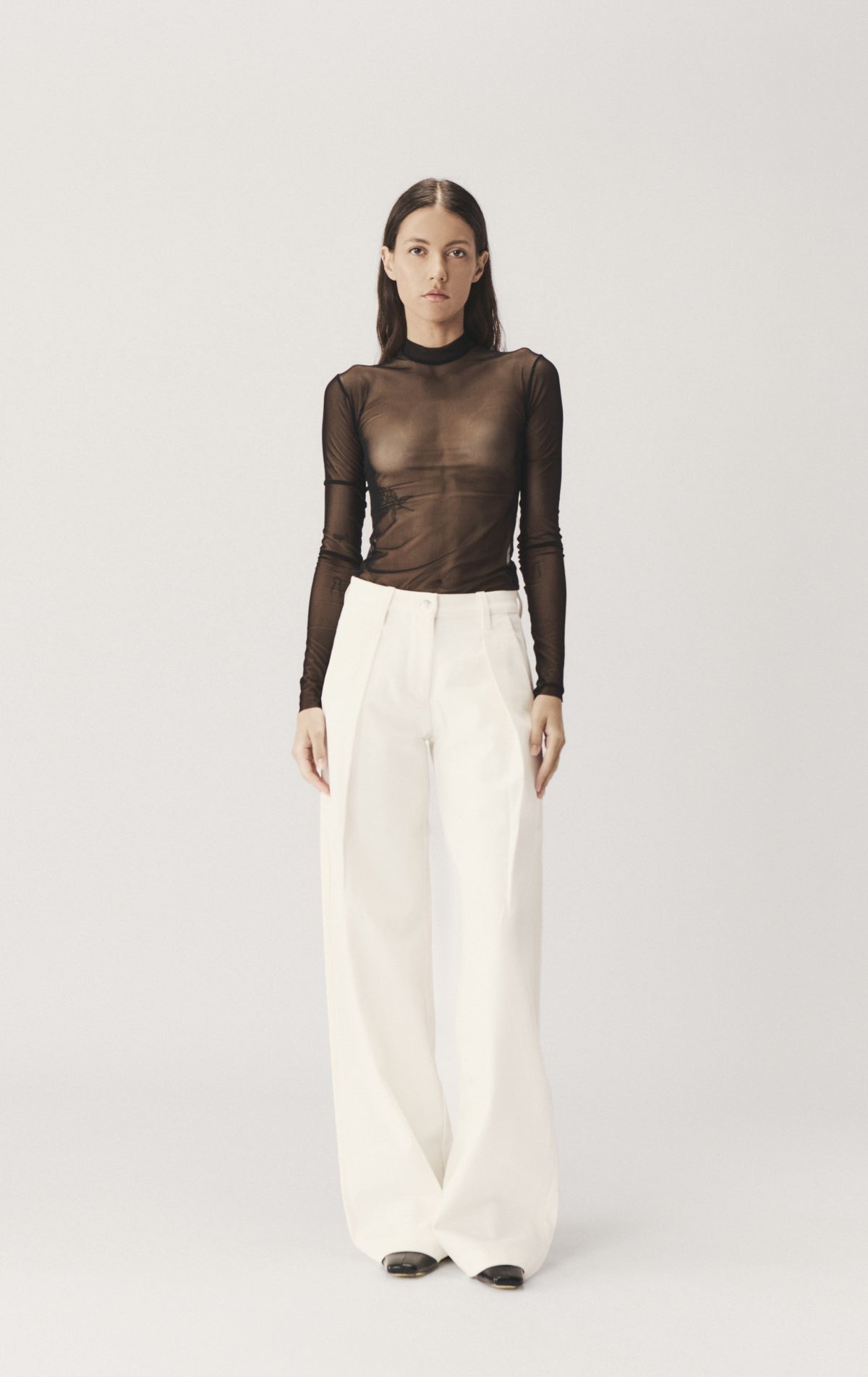 "VEIL" TRASPARENT TOP