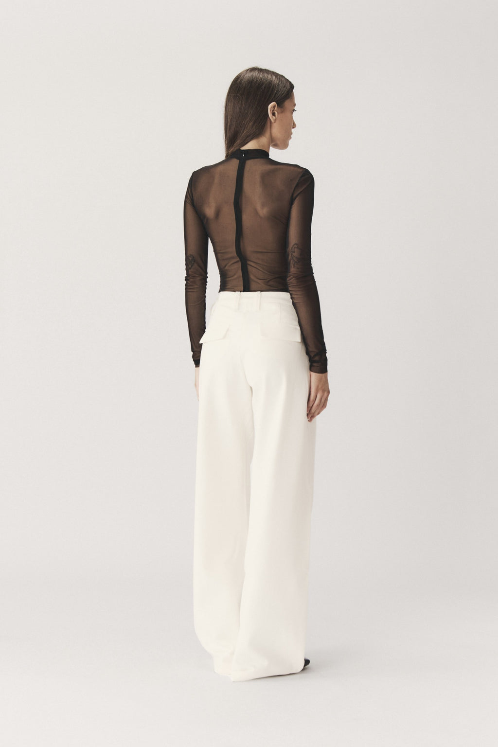 "VEIL" TRASPARENT TOP