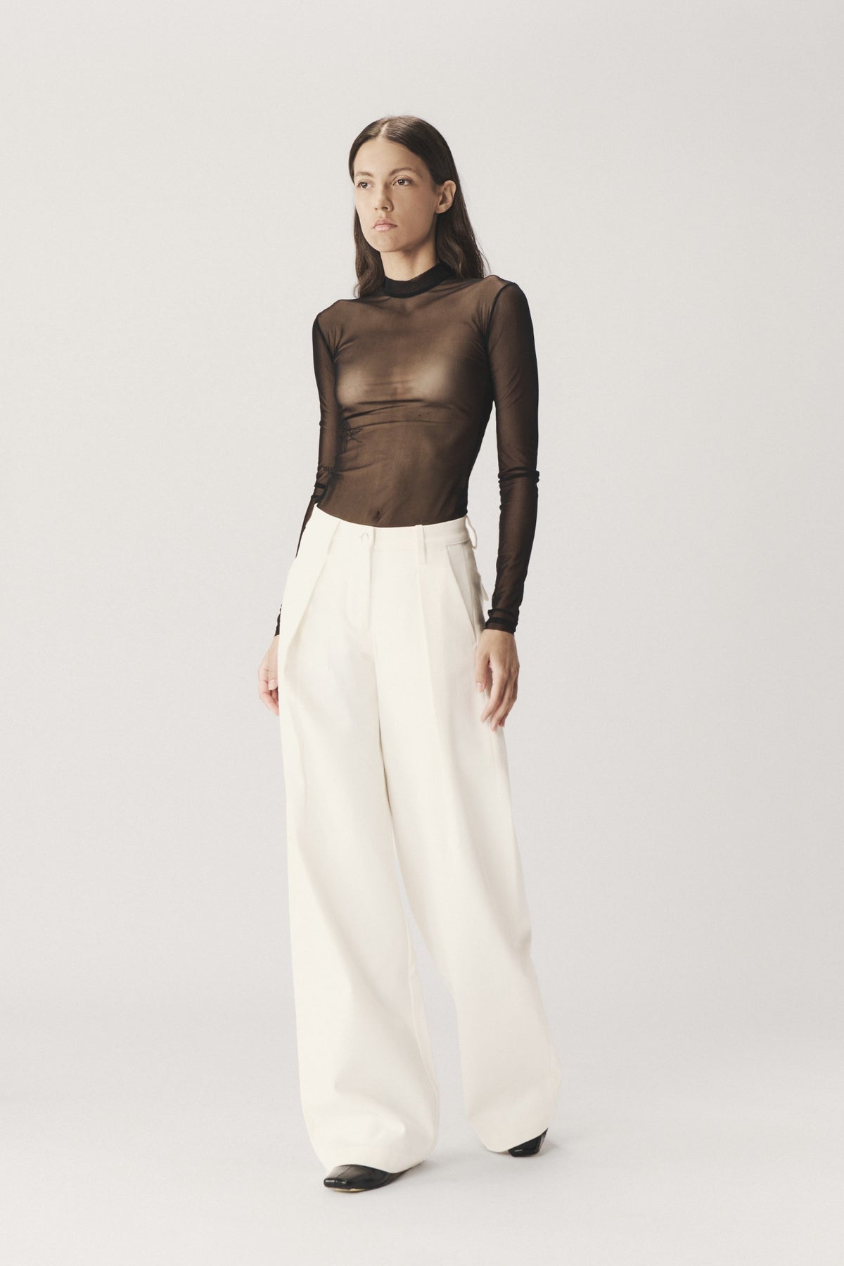"VEIL" TRASPARENT TOP