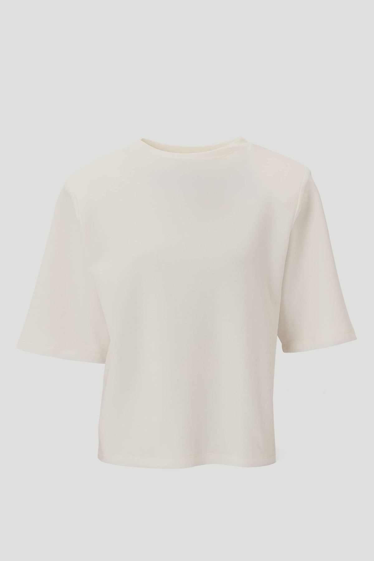 "22" STRUCTURED T-SHIRT - WHITE