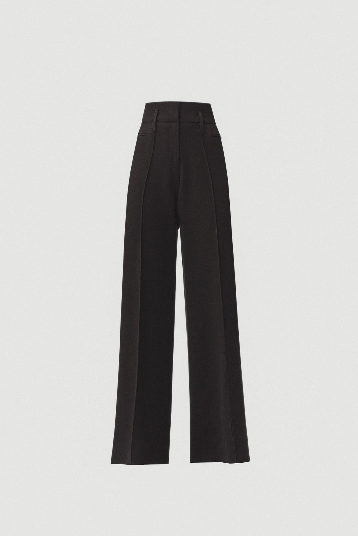 "LINA" HIGH-WAISTED WOOL PANTS